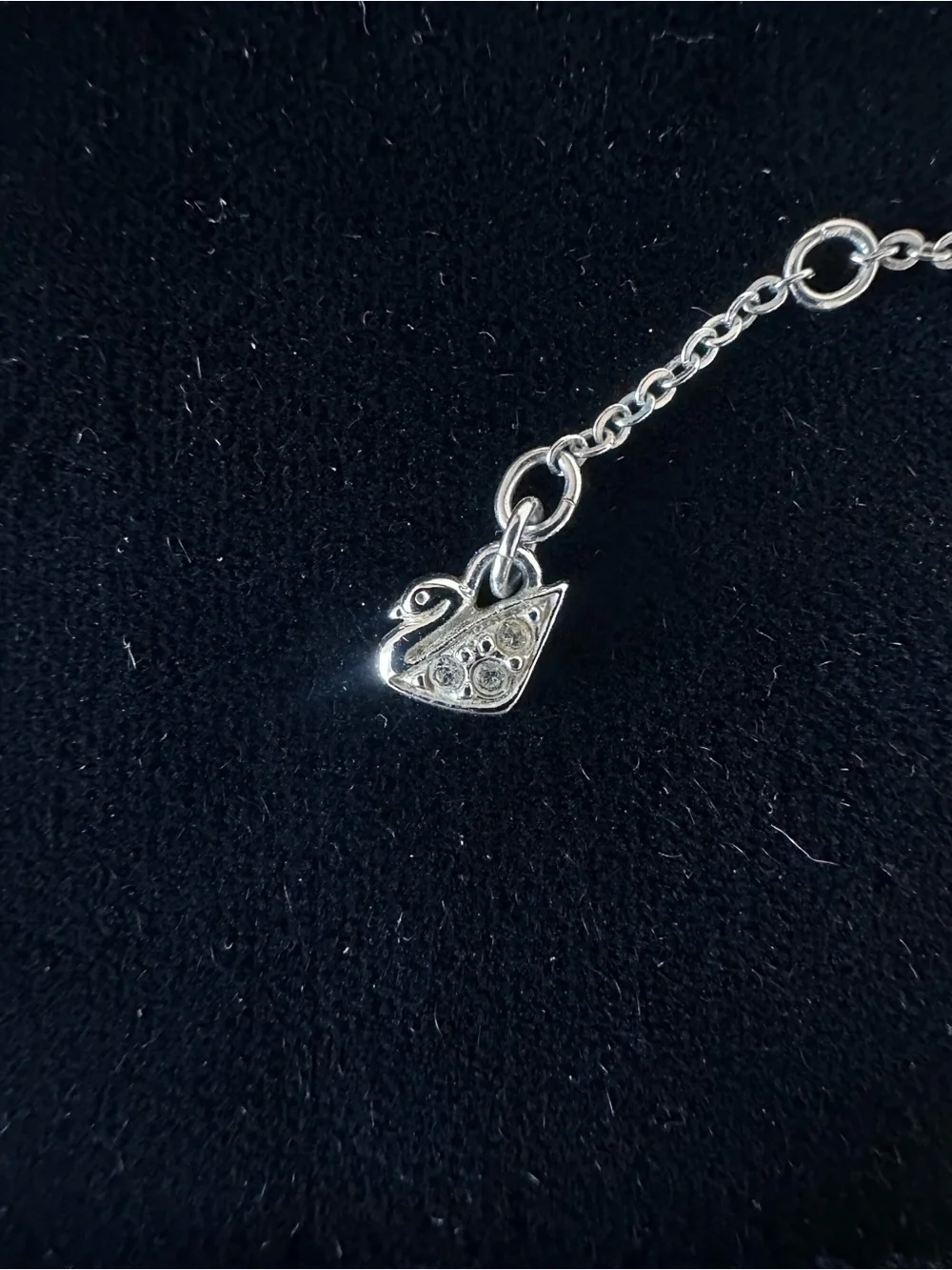 Swarovski Crystal Rosaline Helios Water Drop Pendant Rhodium Silver Necklace